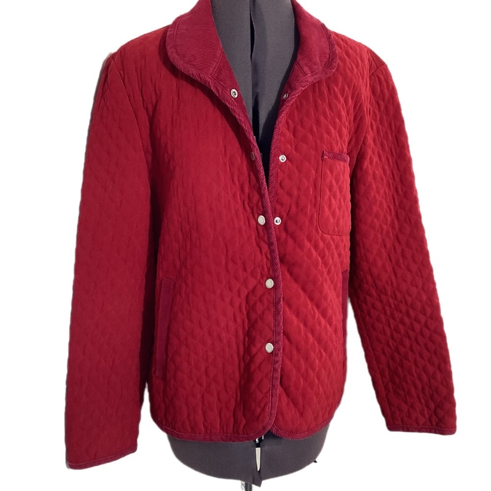 Talbots Vtg Barn Chore Field Quilted Jacket Size M